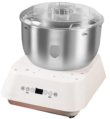 Machine à Pâte Automatique 5L, électrique En Acier Inoxydable Avec Fonction Fermentation, Pétrin Automatique, Fermentation à 45 °C, Minuterie Intelligente Pour Fabrication Pâte Pain Et Pizza