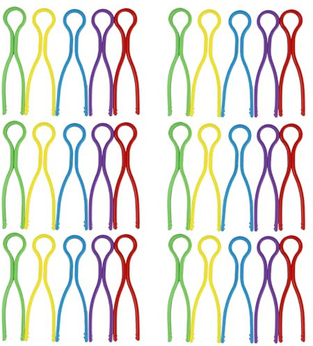 pson 30 Stück Kunststoff-Spulenhalter, Spulenclips, universelle Garn-Organizer-Clips für Nähgarn, Spulen, Stickerei, Nähmaschinen-Aufbewahrung (5 Farben)