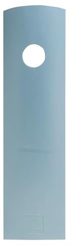Exacompta - 1 Magazinständer MAG-CUBE Autentik, Zeitschriftensammler, Kataloge, Zeitschriften, Aufbewahrung für A4 und A4+ Dokumente, Breite 8,2 cm, blau grau