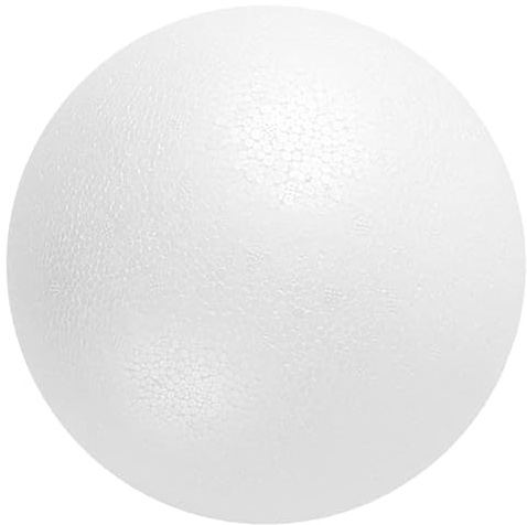 SHINEOFI Sfere di Polistirolo Bianche Grandi, Leggere e Superficie Liscia, per Progetti di Arte Fai da Te e Decorazioni per Festival