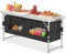 FIVMEN Campingküche Faltbar Campingschrank mit Aluminiumgestell und Staufächer Höhenverstellbar Reiseküche Küchenbox Zeltschrank Camping Zubehör für Outdoor Camping Küche, 120x47x54 cm