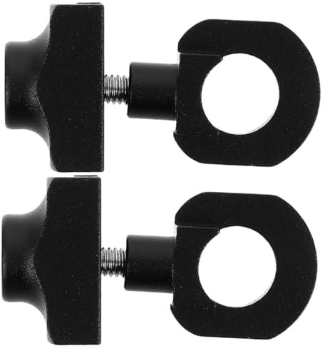 Abaodam 2piezas Tensor De Cadena De Bicicleta Ajustador De Aleación De Aluminio Para Reparación De Sola Herramienta Para Cadena De Bicicleta
