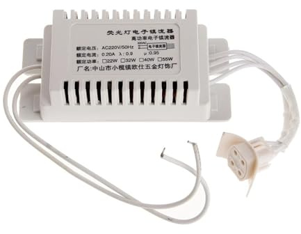 HBALDTEDC Reattore elettronico ad Ampia Tensione, 2 Tubi anulari for lampade Fluorescenti, alimentatori elettronici circolari