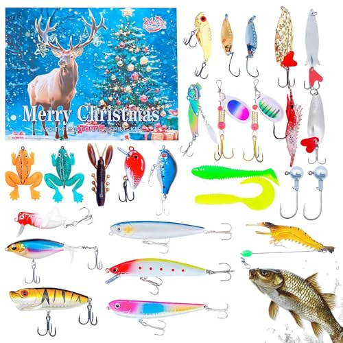 Fiskedrag Kalender 2025 Julkalender 24 Dagars Kalender Till Jul Med