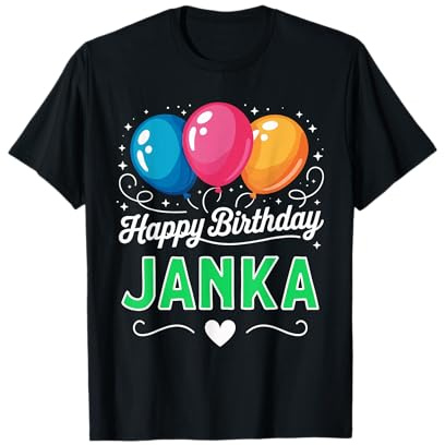 Joyeux Anniversaire en Disant Janka T-Shirt