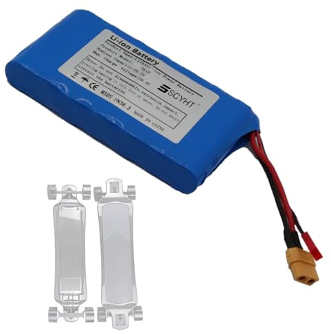 SSCYHT Lithium-Akku 25,2 V wiederaufladbar 4 Ah 5 Ah 6 Ah Ersatzakkus 7S1P Hoverboard-Akkus für 50-W- bis 105-W-Motor-Kits mit XT60- und JST-Anschluss,25.2v5ah 1pack