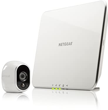 Arlo VMS3130 - Sistema Inteligente de Seguridad y vigilancia con cámaras IP 100% Libres de Cables (1 Unidad, Montaje en Interior y Exterior Resistentes al Agua, no Sumergible), blanco