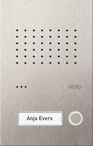 Ritto Türstation Acero Pur, Audio für 2-Familienhaus, Artikelnummer RGE1810225
