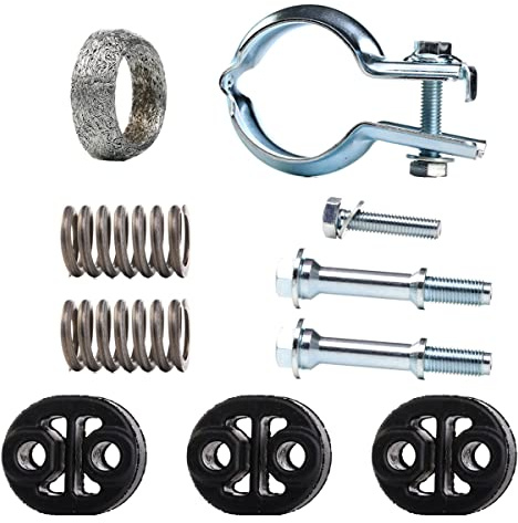 HJS 82 21 6892 Kit d'assemblage, système d'échappement | Compatible avec: CITROËN C1, PEUGEOT 107, TOYOTA AYGO