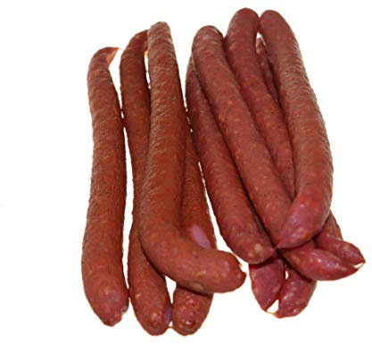 Schwarzwald Metzgerei – Salsiccia aus Schwarzwälder Räucherung– 5 Paar Rohwürste mit herzhaft rauchigem Aroma und pikanter Würzung – Italienische Spezialität für Wurst-Liebhaber