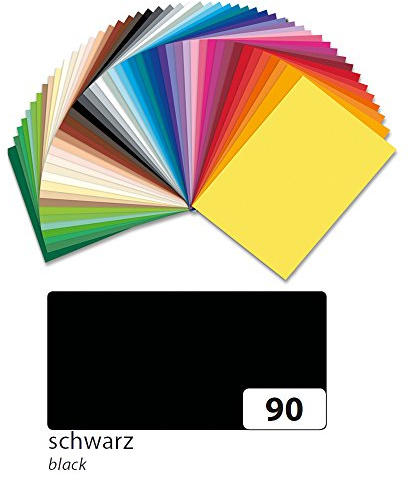 NEU Tonpapier 130g/qm DIN A3, 50er Pack, Schwarz