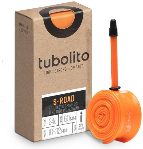 Tubolito - Road S-Tubo Ultra Lightweight Bike Inner Tube | Strong, Compact, Durable, Puncture and Pinch Flat Protection | Presta Valve, for 700c