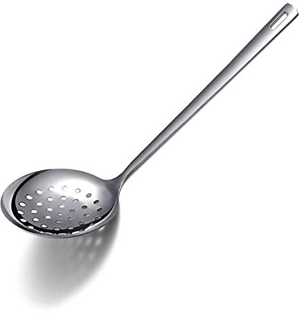 Berglander Écumoire en acier inoxydable, passoire en métal, écumoires de cuisine pour batterie de cuisine antiadhésive, antiadhésive et résistante à la chaleur, va au lave-vaisselle