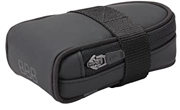 BBB Cycling Fahrrad satteltasche für Universal Bander fur Einfache Montage auf Mountainbike Rennrad und Citybike, Sattle Tasche Saddle Bag, Racepack B, Schwarz
