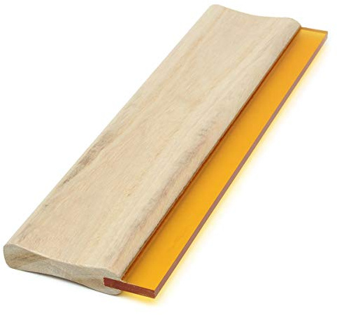 Acofuns 15.7inch 40cm Silk Screen Printing Squeegee Durometer Urethane Ink Scraper Blade
