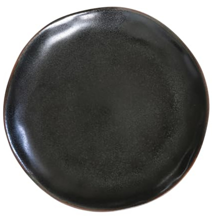 Médard de Noblat - Assiette plate - D27 cm - Vertigo Volcan - Grès - Lot de 6 - Volcan