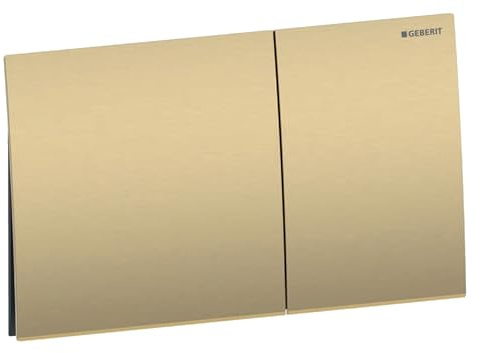 Geberit Sigma70 Betätigungsplatte für 2-Mengen-Spülung, 115.622.QF.1, Farbe: Messingfarben