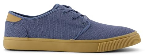 TOMS CarloSneaker para Hombre, Lona Heritage Azul Pizarra, 45 EU