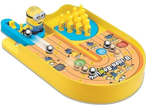 EPOCH Games - 7518 Minions U-Turn Bowling - Party Game Geschicklichkeitsspiel