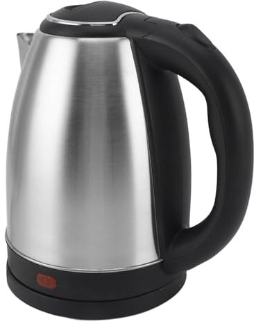 Hervidor Eléctrico Acero Inoxidable 2L 1500W Caldera de Agua Rápida Calentador de Agua para té y café (Enchufe europeo 220V)