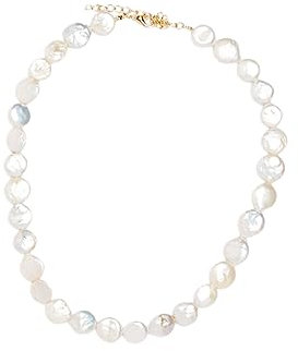 LIFKOME 1stk Muschelkette Halskette Mit Perlenkreuz Medaillon Halskette Hawaii-choker-halsketten Halsband-halskette Halsketten Mit Anhänger Halskette Mit Muschelkragen Perlenzubehör Weiß
