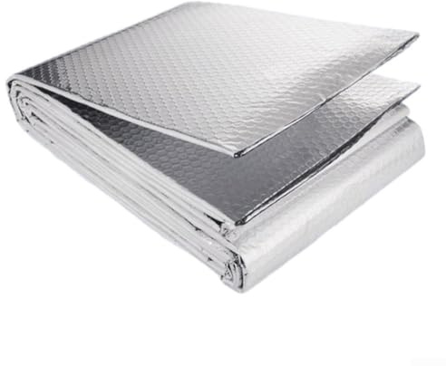 Nachhaltige reflektierende Aluminium-Luftpolsterfolie, Isolierung, Größe 30 cm x 10 m, ideal für verschiedene Verpackungsanwendungen