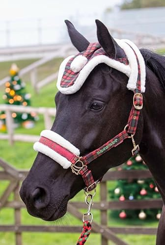 Harrys Horse Halfter Set mit Strick und Ohren Weihnachtsedition Christmas