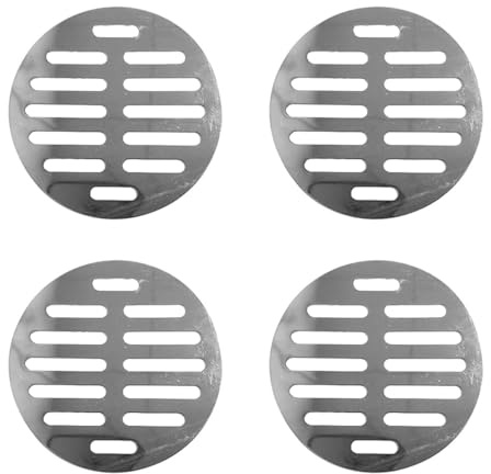 Cubierta de drenaje redonda de acero inoxidable, rejilla de drenaje de ducha para baño, cocina, techo (102 mm)