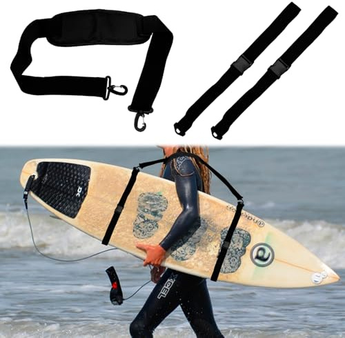 JLNGTHONG Correa de transporte para tabla de surf, correa ajustable, accesorios SUP, correa para tabla de surf, correa de transporte, tabla de surf, kayak, mejora reforzada