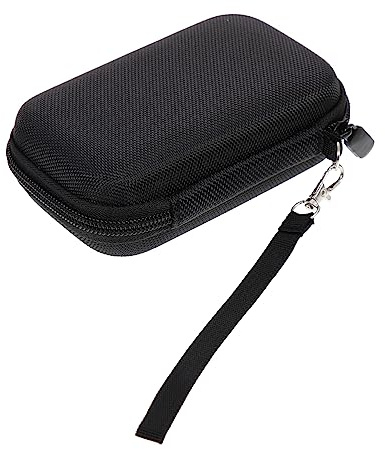 LALAFINA Wireless Mouse Case Portable Cordless Mouse Storage Bag with Waterproof Scratch-Resistant and Elastic Band Compact Travel Carrying Container with Mesh Compartment and Lanyard 5.31X3.35X1.57In