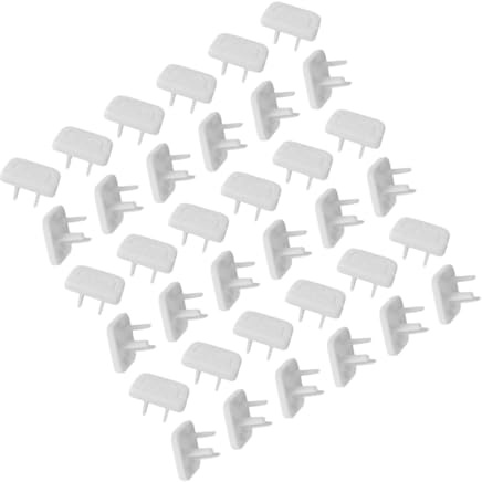 Protector de Enchufe de Pared para Bebés, 60 Unidades Abs Blanco | Tomas 2 y 3 Clavijas, Fácil Instalación, Reutilizables, para Padres y Niños