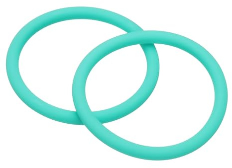 YELARXI Braccialetti in silicone, braccialetto sportivo elasticizzato, confezione da 2, colore azzurro, adatto per uomo/donna/bambini/giochi di squadra/compleanno/festa)