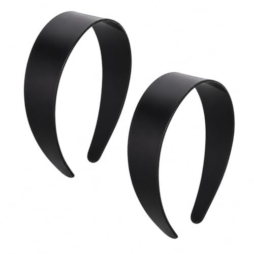 2 PCS 4cm Serre Tete Large Femme, Accessoire Élégant pour Coiffures, Taille Confortable et Léger, Style Minimaliste et Polyvalent, 4 cm