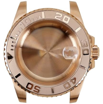 1 st 40 mm klockfodral Sapphire Crystal for Eta 2824 Movement 120 klick ram(NO.27)