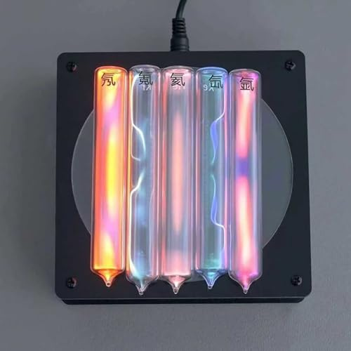 COYEUX 5 Luces En Forma De Tubo De Plasma, Lámpara De Neón/kriptón/Helio/xenón/argón, para Decoración De Fiestas, Señales De Advertencia En Actividades Al Aire Libre, Regalo Científico