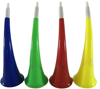 Zeiwohndc Stadionhorn Ochsenhorn Vuvuzela Geräuschmacher Schulsportspielzeug für Sportveranstaltungen und Partys Coole Trompete Sportparty Kinder Trompetenspielzeug