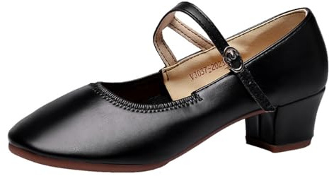 Chaussures de costume 2026, chaussures traditionnelles à talon, chaussures de danse épaisses, chaussures de mariée, ballerines à talons carrés, chaussures élégantes avec boucle à talon