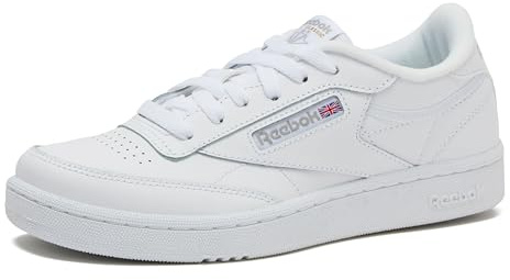 Reebok Unisex Club C Sneaker, White/Sheer Grey-int, 7 M US Big Kid