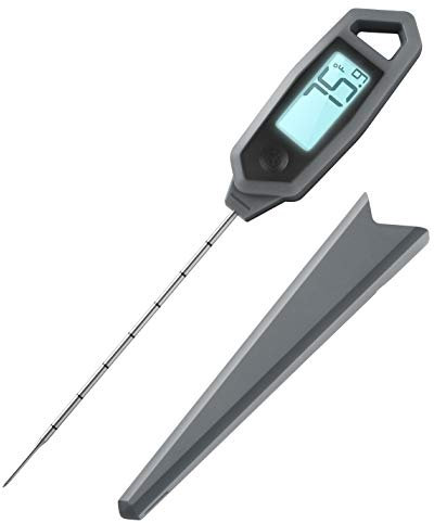 Lavatools PT18 Professional Commercial 4.5 Ambidextrous Backlit Digital Instant Read Meat Thermometer for Kitchen, Food Cooking, Grill, BBQ, Smoker, Candy, Home Brewing, and Oil Deep Frying