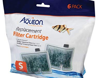 Aqueon Filter Cartridge Small/6 Pk - Aquarium Filter Cartridge - 6 Count