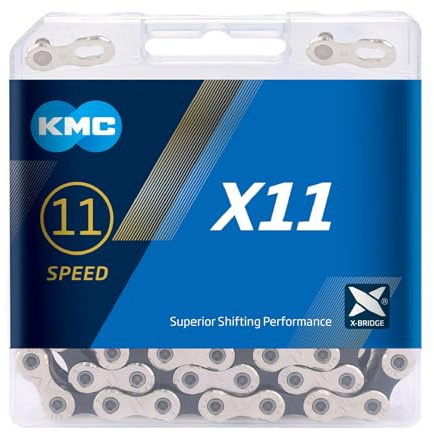 KMC Chaîne X11 11 vitesses (l'emballage peut varier), Silver / Black