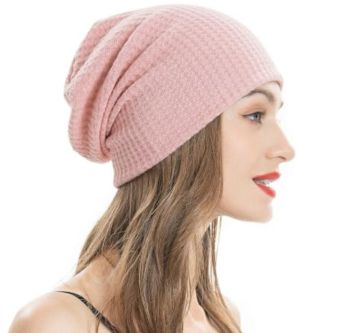 ZLYC Damen Sommer Slouch Beanie Leicht Chemo Strickmützen Weich Mütze | leichte atmungsaktiv
