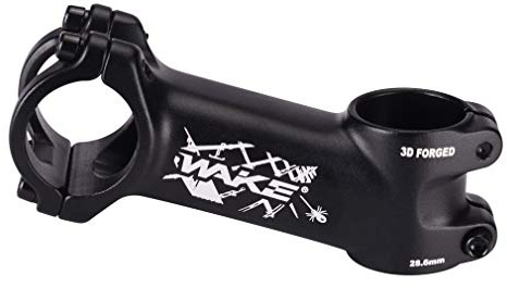 CYSKY Vástago de Bicicleta 17 grados 31,8 60mm/70mm/90mm/110mm Vástago de MTB Vástago de manillar de bicicleta de montaña para bicicleta, Bicicleta de carretera, MTB, BMX, Ciclismo (90mm)