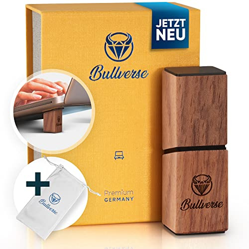 Bullverse Supporto per laptop da 13 a 17 pollici | Accessori da scrivania moderni | Ideale per laptop | Adattabile a MacBook, Notebook & Co | Accessori indispensabili per laptop..