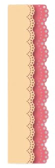 Craftelier - Set mit Stanzschablonen - Doily Borders zum Verzieren von Scrapbooking-, Bastel- und KartenProjekten | Geeignet für verschiedene Materialien | Größe 16 x 0,81-1,2 cm