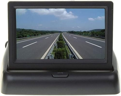 KIT COMPLETO PARCHEGGIO AUTO MONITOR DA 4,3+PORTATARGA CON RETROCAMERA E SENSORI