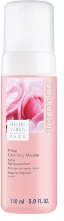 ARTDECO Rose Cleansing Mousse – milt rengöringsskum med värdefullt rosenvatten – 1 x 150 ml