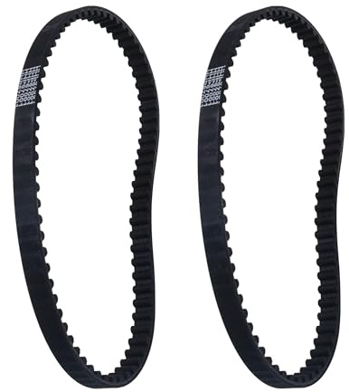 （2 Pack） Fit for EZGO 1991-2008 295cc 350cc 4 Cycle Engine Replace for Timing Belt Gas Golf cart 26626-G01