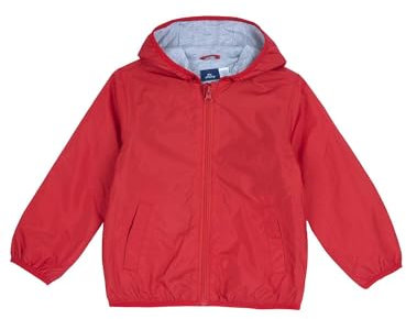 Chicco, Giubbino impermeabile con Zip e Cappuccio (IT, Età, 8 anni, Regular, Rosso)