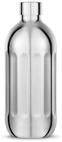 aarke To-Go-Flaschen, Edelstahlflasche Trinkflasche für stille & sprudelnde Getränke, kompatibel Carbonator Pro, Doppelwandig & vakuumisoliert, auslaufsicher & spülmaschinenfest, 800ml